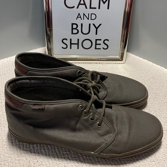 Vans Waxed Canvas Hi-Top Sneakers 13 - Picture 2 of 6